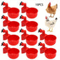 20Pcs Chicken Drinking Bowl Automatic Water Dispenser Poultry Feeder Drinker