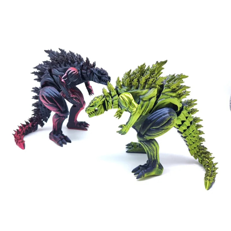 3D Printed Articulated Muscle Dinosaur Figure Movable Joint Desk Model - EXPROTAS