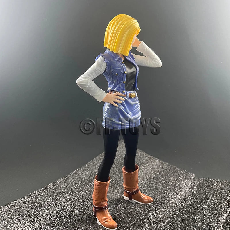 Anime Dragon Ball Z Android 18 Figure Android 18 26cm PVC Action Figurine Collection Model Toys For Children Gifts-EXPROTAS