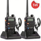 4PCS Baofeng UV-5R Two Way Radio Walkie Talkie Long Range 10KM 5W