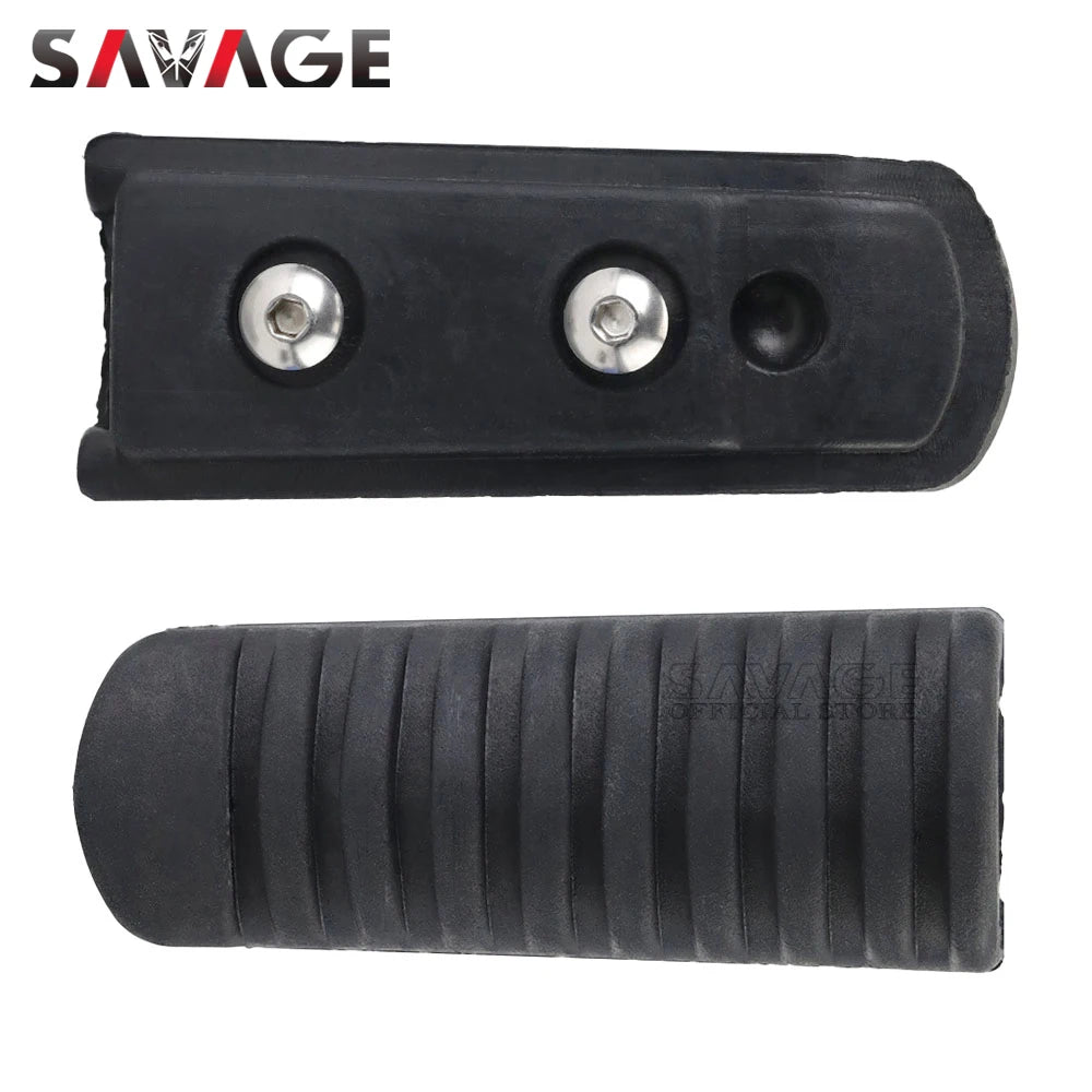 For KAWASAKI NINJA 250 400 650 1000 VERSYS Z1000SX Z750 ER6F ZX6R ZX12R Front Footrest Foot Pegs Motorcycle Rubber Pedal Pads-EXPROTAS