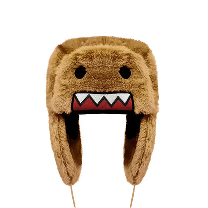 Winter Warm Sprint Hat for Kids Boys Girls Cartoon Anime Brown Ushanka