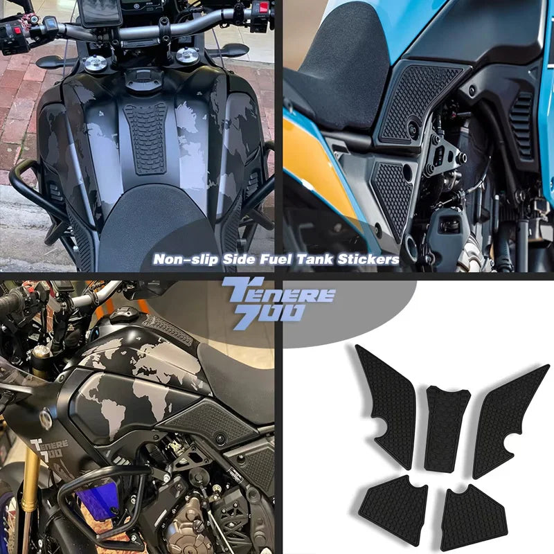 Yamaha Tenere 700 Tank Pad Non-slip Fuel Stickers Decals XTZ690 Traction