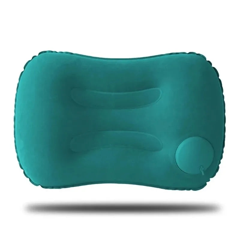 Inflatable Travel Pillow Camping Neck Support Air Cushion