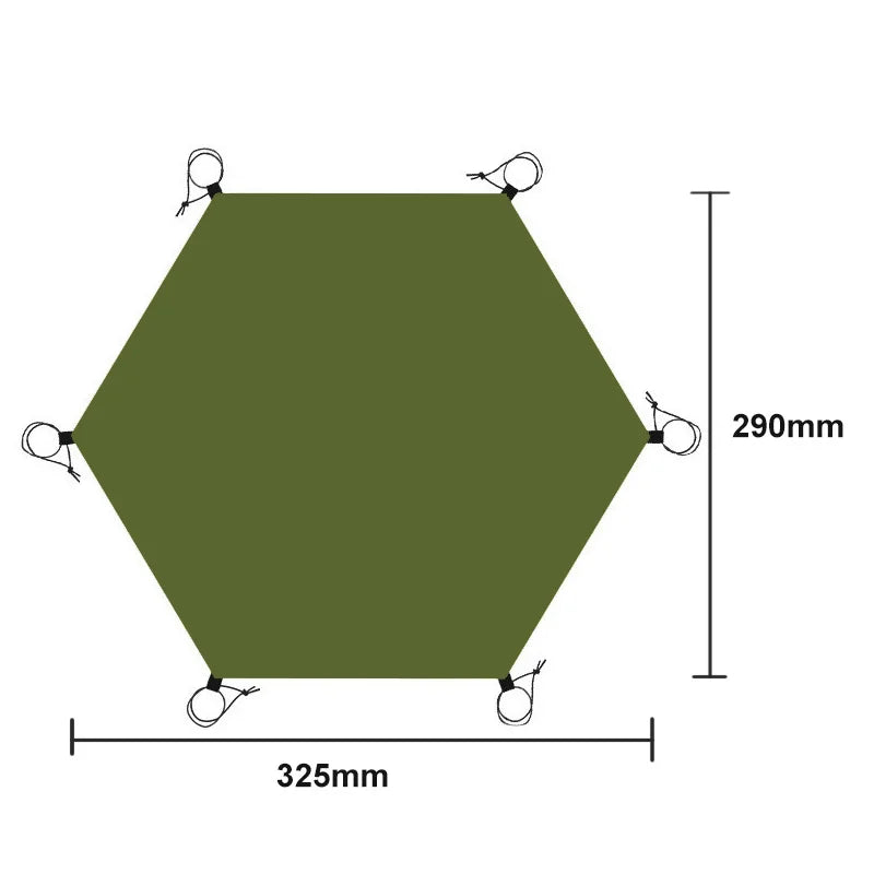 4.1x4.1m Large Waterproof Camping Ground Sheet Picnic Beach Mat