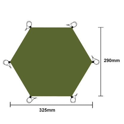 4.1x4.1m Large Waterproof Camping Ground Sheet Picnic Beach Mat