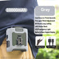 20000mAh Outdoor Portable Waist Fan Hanging Neck Fan Strong Wind with Power Bank LED Lighting for Sports Courier Outdoor Working-EXPROTAS