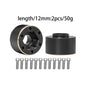 12mm Brass Wheel Weights | Hex Hub Adapter for 1/10 RC SCX10 TRX4 1.9" Rims
