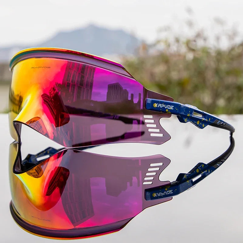 2025 Kapvoe Sport Sunglasses, UV400 Road & MTB Cycling Glasses for Men & Women