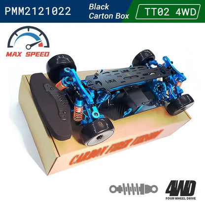 Tamiya Sakura TT02B TT02 TT01 D5 D5S TRF416 1:10 4WD RC Car Carbon Fiber Frame Al Alloy DIY Model Drift Racing Upgrade Parts KIT-EXPROTAS