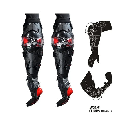 CUIRASSIER Motorcycle Elbow Protection Movement Joints MX ATV Elbow Guards Ventilation Motorbike Protector Motocross Equipment