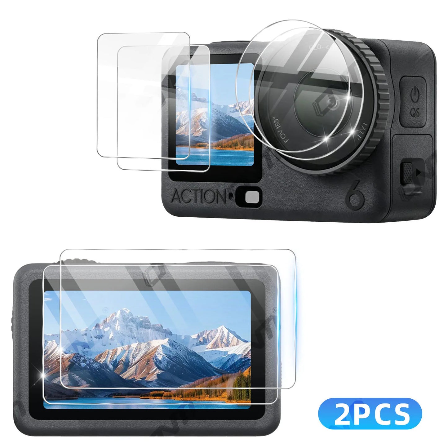Screen Protector for DJI Osmo Action 6 Tempered Glass Lens Accessories
