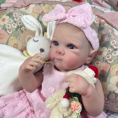 18 Inch Reborn Baby Doll Full Body Silicone Girl Realistic Newborn Toy