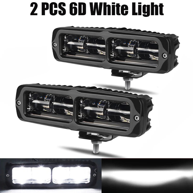 Motorcycle led Spotlights Auxiliary Headlight work lights fog lamps for Scooters ATV SUV UTV 4X4 Car Modified light 12V 24V-EXPROTAS