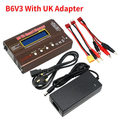 iMAX B6 V3 RC Charger | 80W LiPo/Li-Ion/NiMH Battery Digital Balance Adapter