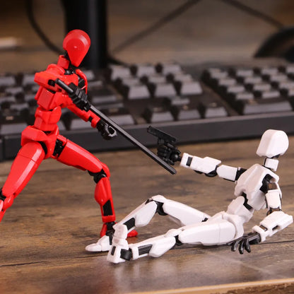 Movable Shapeshift Robot 3D Printed Mannequin Dummy 13 Action Figures