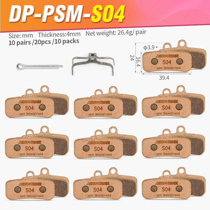 Sintered Metal Brake Pads for Sur-Ron Talaria Shimano ZEE M810 MT420 M9120