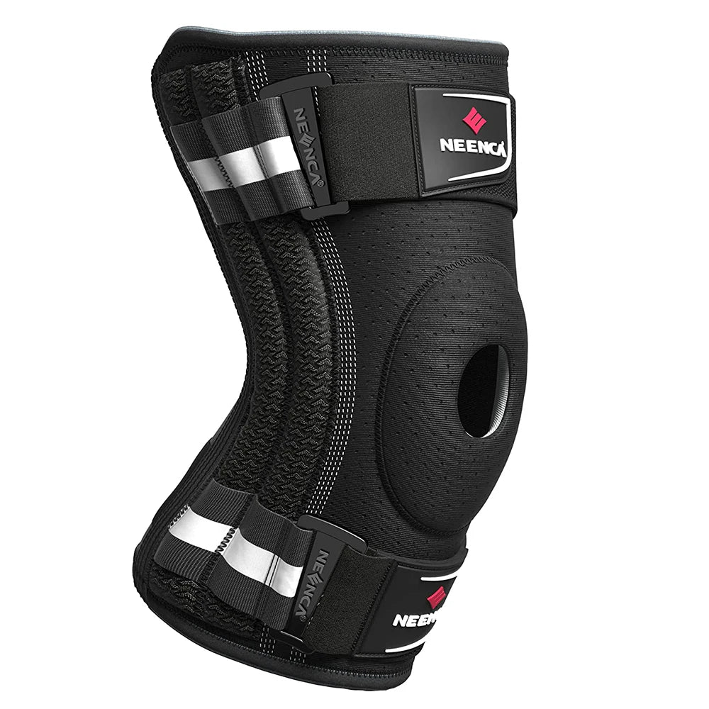 NEENCA Adjustable Knee Brace with Side Stabilizers Support for Men & Women - EXPROTAS