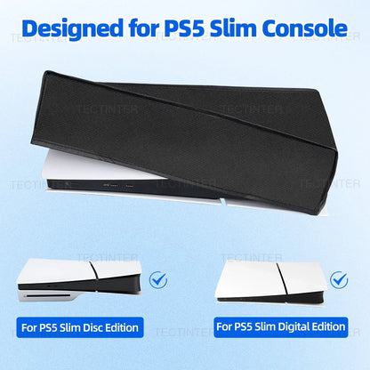 Horizontal Dust Cover For PS5 Regular Slim Pro Console Anti-Scratch Protector