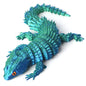 Creative Desk Plants 3D Printed Lizard Statue Ornament for Rockery Fish Tank