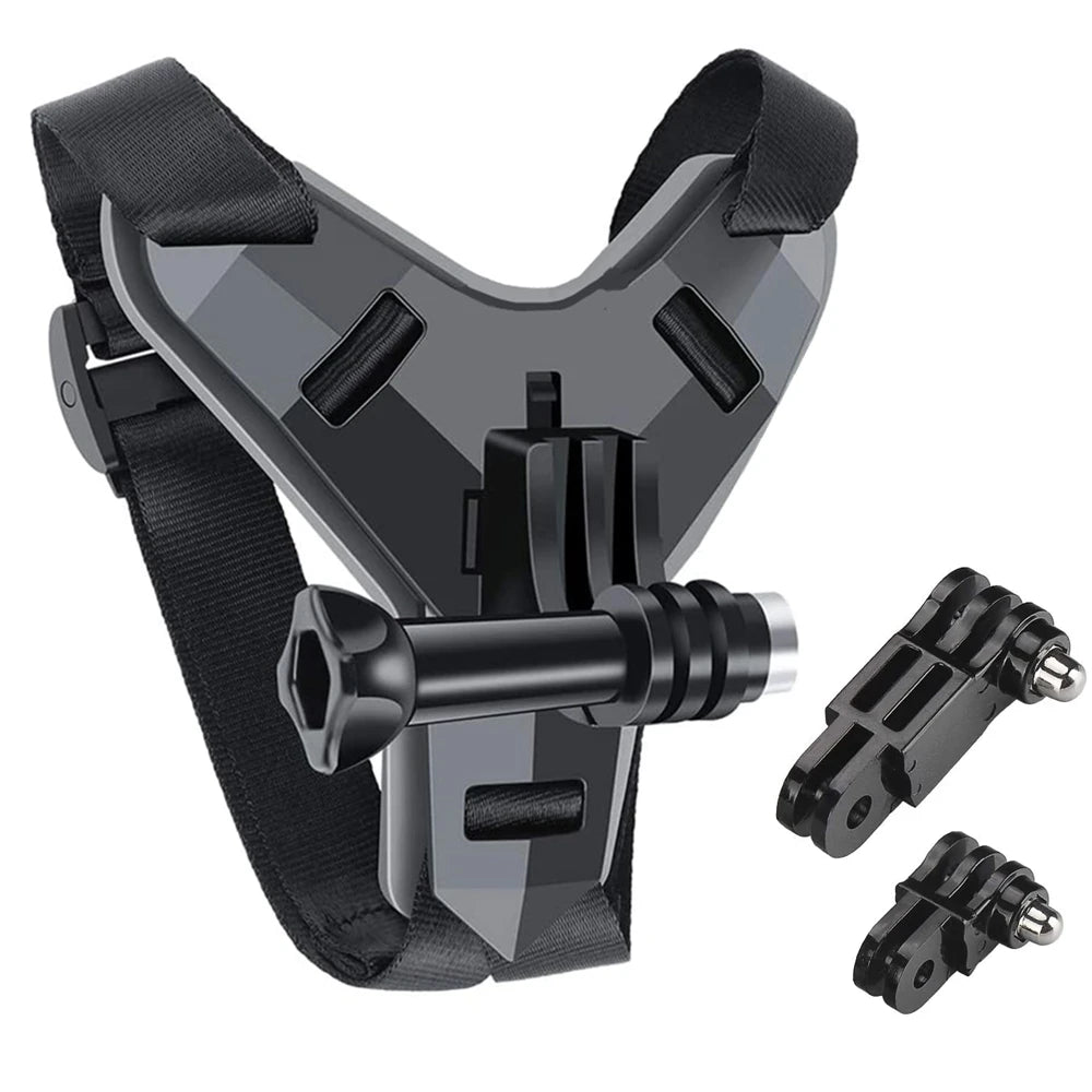Helmet Strap Mount for GoPro Hero 12-3 Full Face Camera Holder Yi