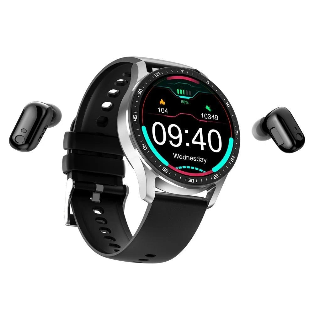 X7 Smartwatch with TWS Earbuds Bluetooth Heart Rate Blood Pressure Fitness Watch