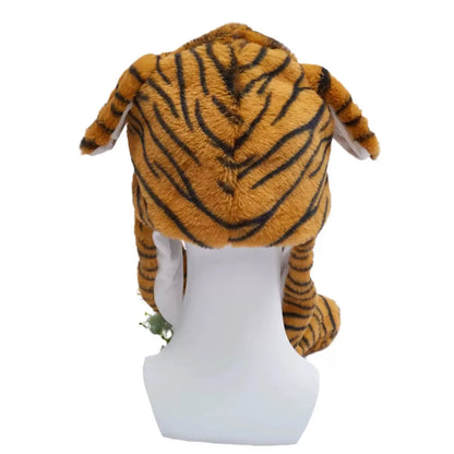 Tiger Ear Moving Hat Cartoon Long Ears Cold Weather Animal Earmuff