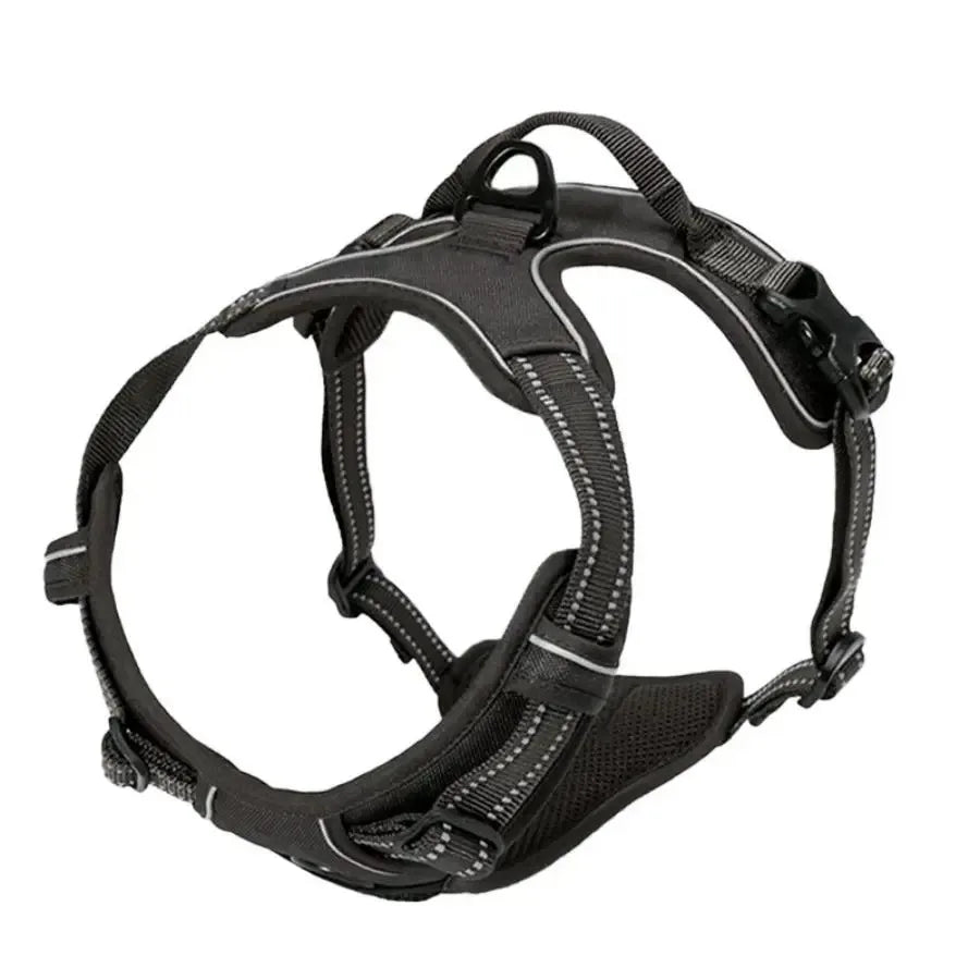 For Dogs Leather Collars Harness Vests Leash Puppy Accessories