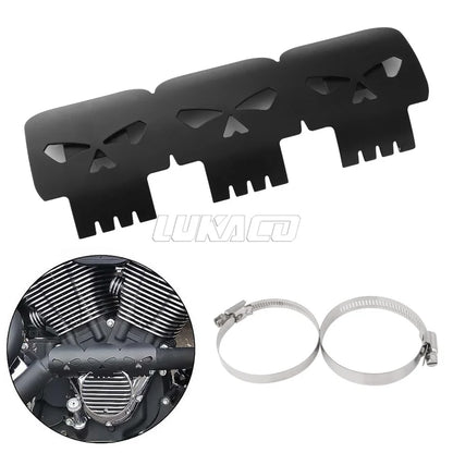 Universal Motorcycle Exhaust Pipe Heat Shield Cover Muffler Protector Guard Moto Accessories Fit For Harley Honda Yamaha Custom-EXPROTAS