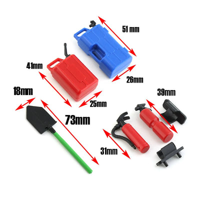 1/10 RC Fuel Tank Mini Decoration Storage Can for Crawler Parts