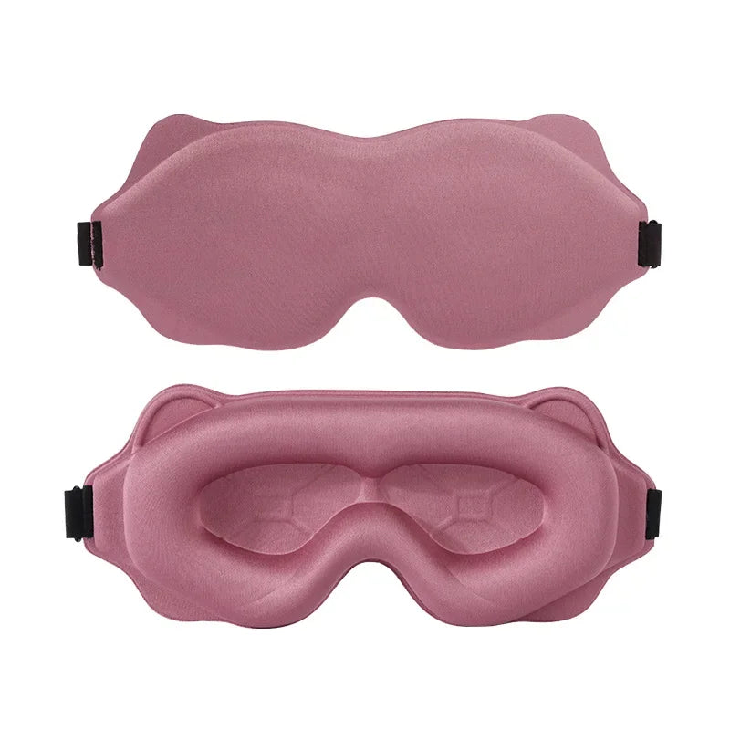 3D Block Out Light Eye Mask Soft Padded Sleep Cover for Travel