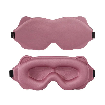 3D Block Out Light Eye Mask Soft Padded Sleep Cover for Travel