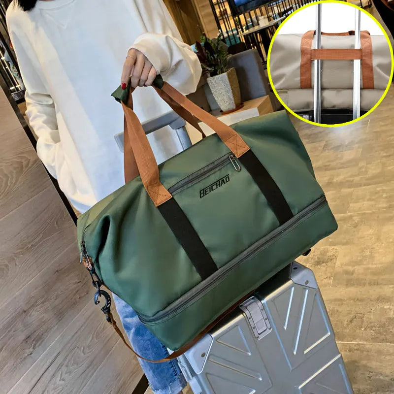 Travel Gym Bag Luggage Portable Fitness Shoulder Crossbody Handbags For Women Men  Outdoor Duffel Carry On Weekender Yoga Bag-EXPROTAS