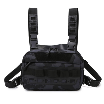 Fishing Vest Bag Men's Camo Fishing Lures Utility Tackle Chest Bags Waist Pack Outdoor Mountaineering Camping Hiking EDC Hunting-EXPROTAS