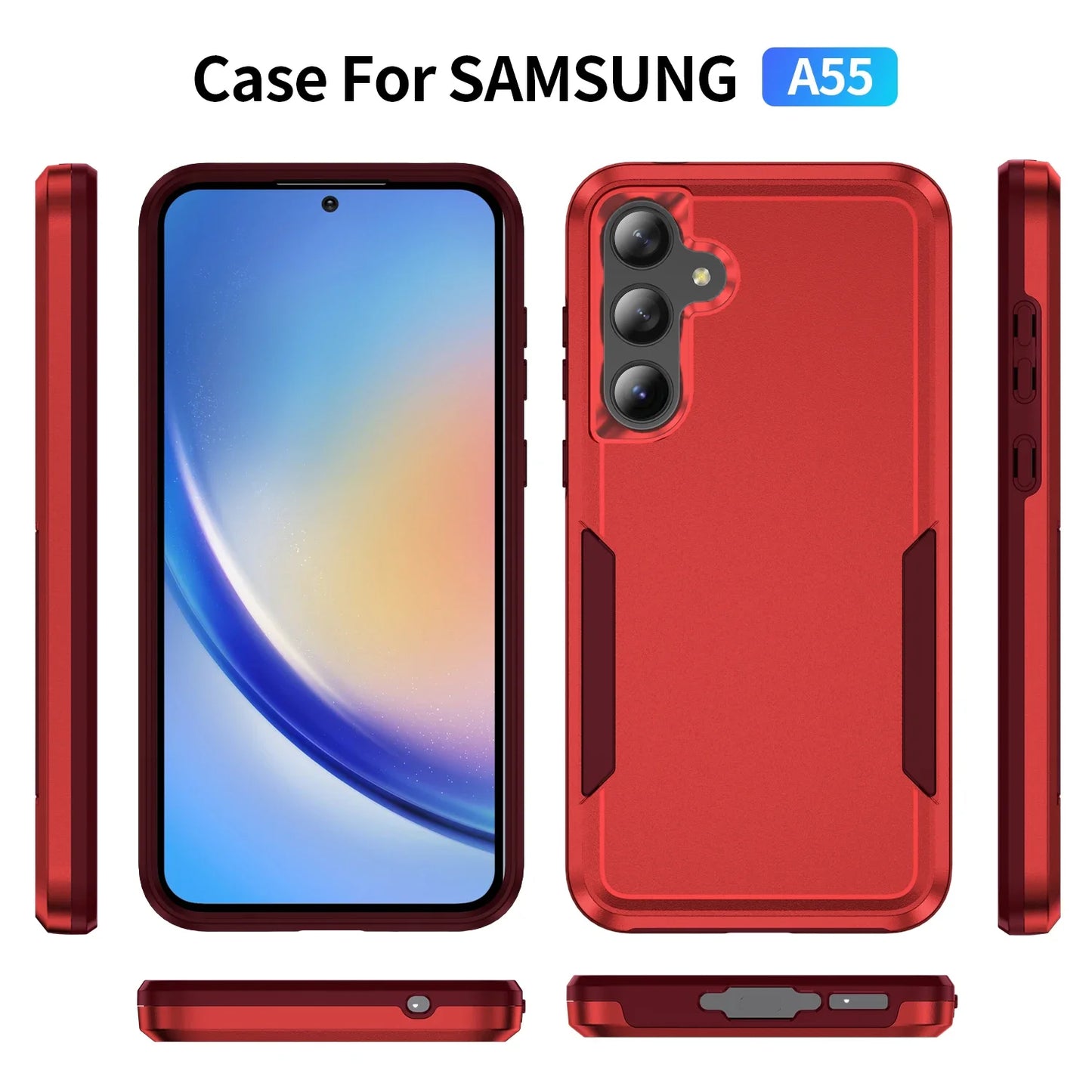 Shockproof Armour Phone Case for Samsung Galaxy A05S A14 A54 A35 A32 A52