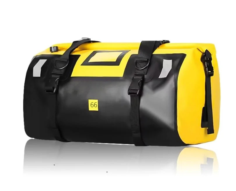 Waterproof Motorcycle Roll-Top Dry Tail Bag Backpack 20-66L