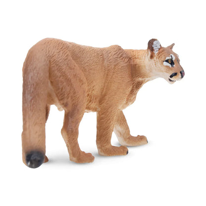 Toymany Simulation Cougar Wildlife Animal Model Mini Figures Figurines