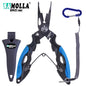 Fishing Pliers Hook Multi-tool Line Cutter Remover Snips Scissors 420 Steel