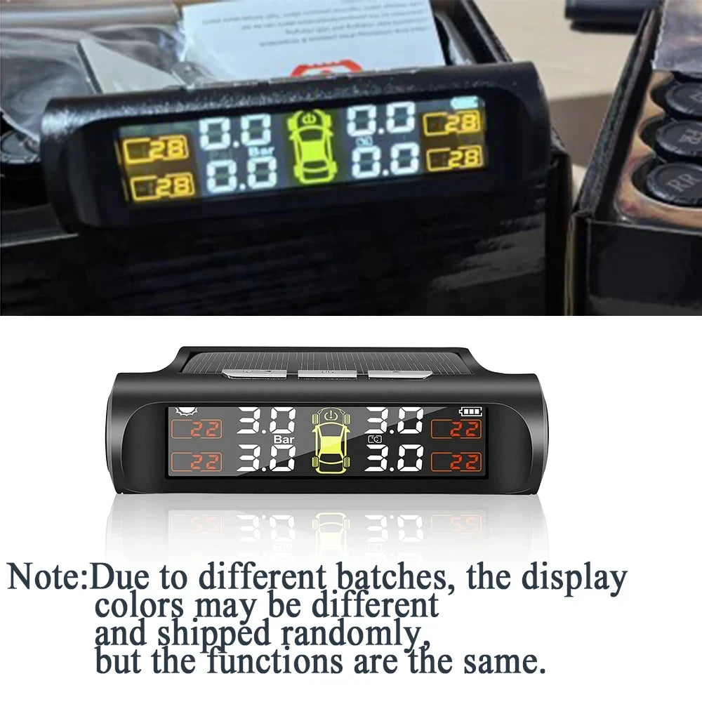 Intelligence Wireless Tire Pressure Monitoring System with 4 Sensors