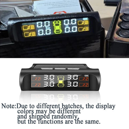 Intelligence Wireless Tire Pressure Monitoring System with 4 Sensors