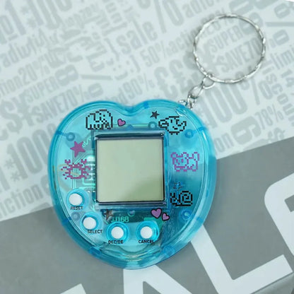 Tamagotchi Electronic Pet Keychain Game Console for Kids - Purple Version