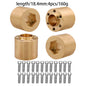 12mm Brass Wheel Weights | Hex Hub Adapter for 1/10 RC SCX10 TRX4 1.9" Rims