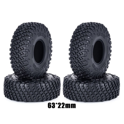 1.0in Sticky Soft RC Crawler Tyres 1/24 1/18 SCX24 FCX24 FCX18 TRX4M