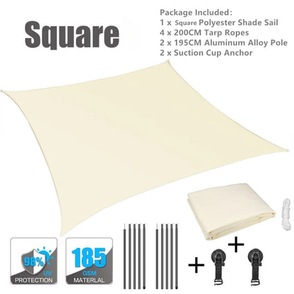 Awning Waterproof Tarp Tent Shade Outdoor Camping Car Awning Side Pergola Car Tail Tent Canopy For Campervan Motorhome Suv-EXPROTAS