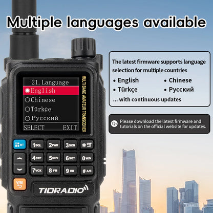 H3 Plus Walkie Talkie Bluetooth Intercom 2500mAh 3-5km Range Mobile App