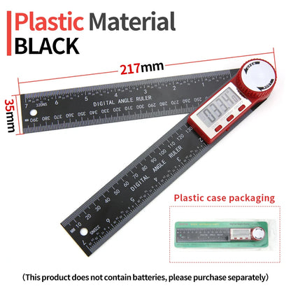 Digital Protractor Angle Finder 360° Gauge Ruler Tool for Woodworking