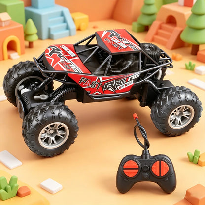Anti-slip Rubber Tire Remote Control Car with Lights Outdoor Off-Road Toy