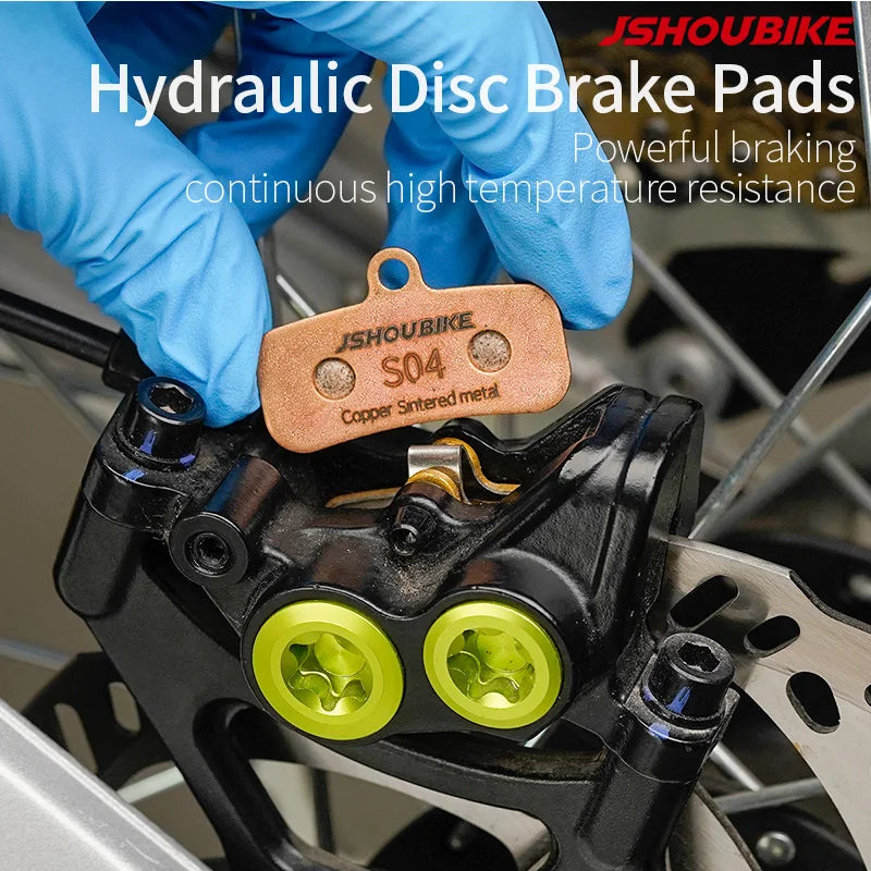 JSHOUBIKE Copper Sintered Disc Brake Pads for Shimano MT200 XT XTR Avid BB5 BB7