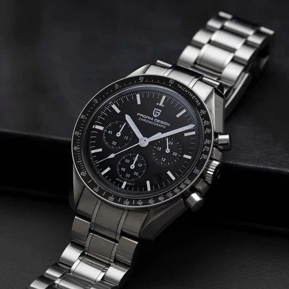 PAGANI DESIGN 2024 New Men's Watches Top Luxury Quartz Watch For Men Auto Date Speed Chronograph AR Sapphire Mirror Wrist watch-EXPROTAS