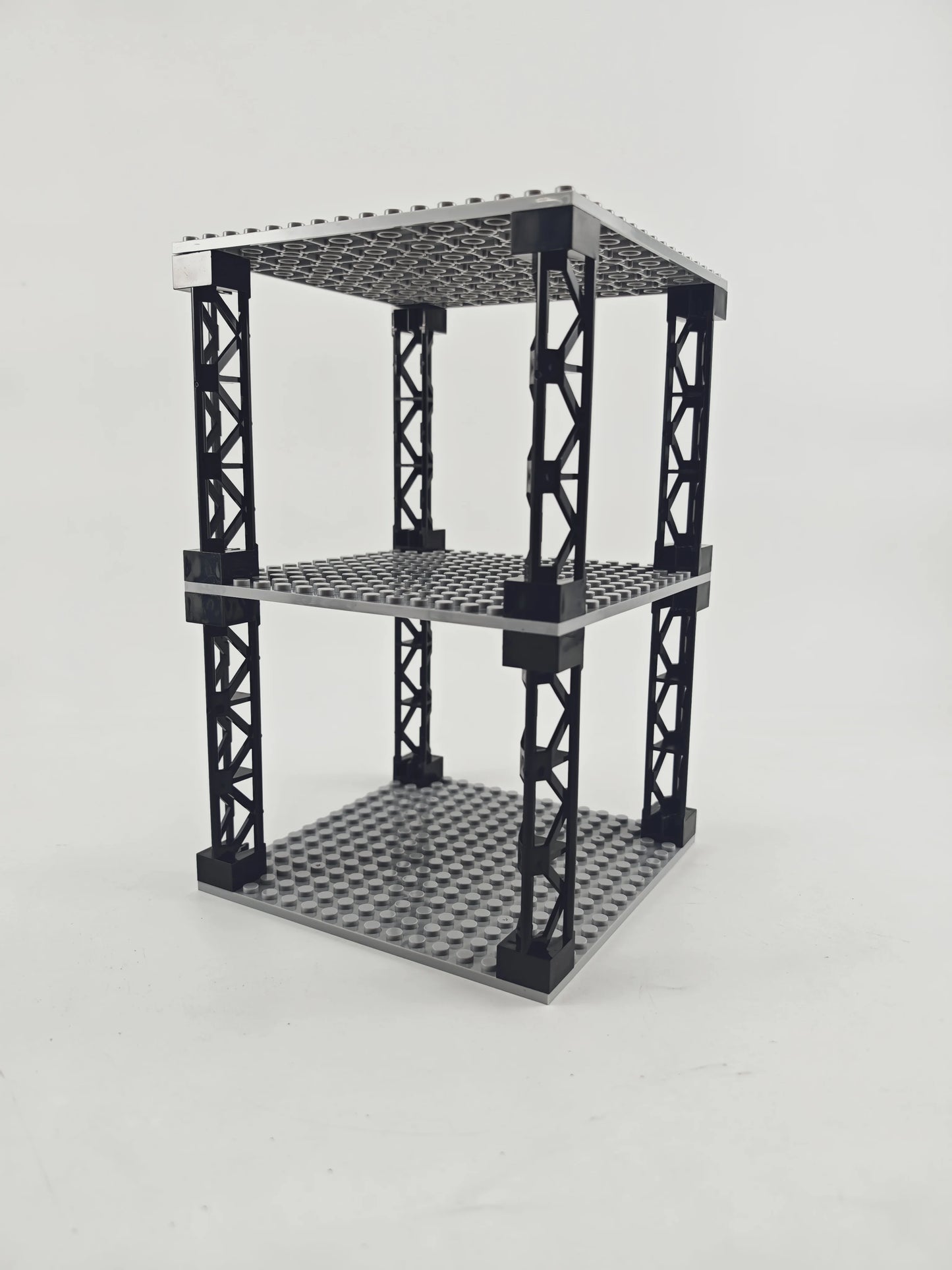 Multi-layer Desktop Storage Rack 16x16 Stackable Building Blocks